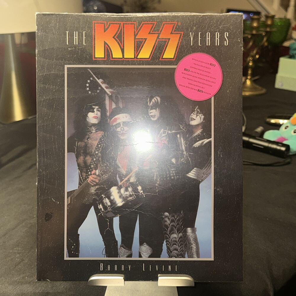 The Kiss Years by Barry Levine NEW & Sealed 1997 Trade Paperback CD Trading Card